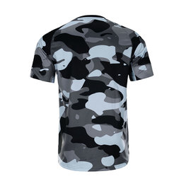 HOLOKOLO Rövid ujjú kerékpáros mez - HIDE N SEEK MTB - fekete/szürke